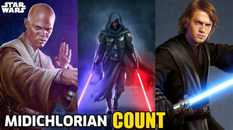 star wars highest midichlorian count